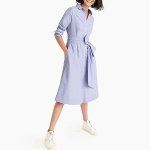 J. Crew blue button down shirt dress 875